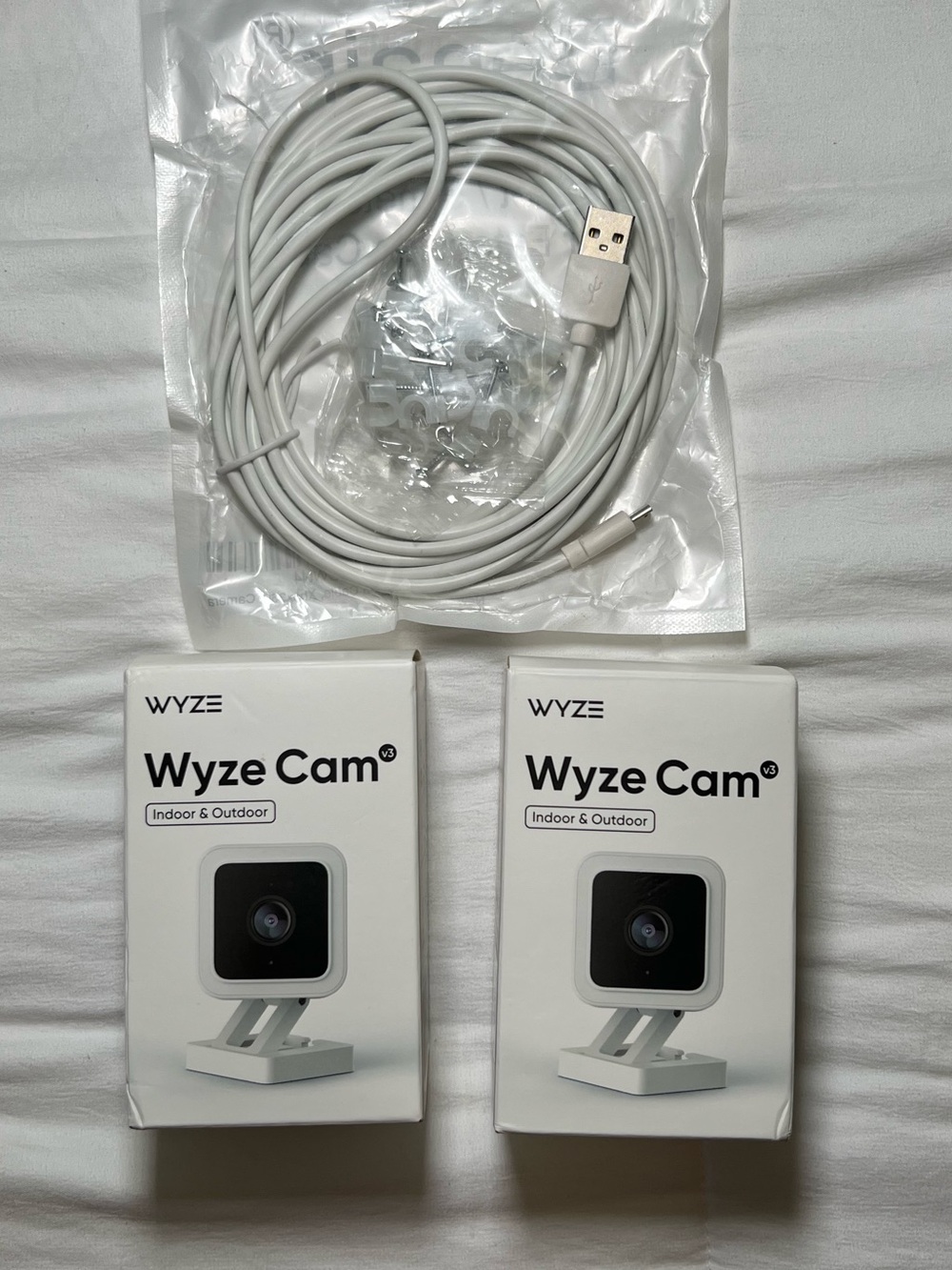 WYZE Cam Wi-Fi Color Night Vision Two-Way Audio 2-Pack